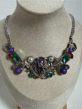 Disney Store Ariel The Little Mermaid Costume Bib Necklace London Paris Resale